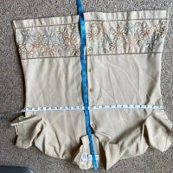 VTG Y2K Alfred Dunner Floral Embroidery Button Up Shirt Women Plus Size 16 - Picture 2 of 6